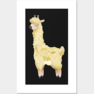 Giraffe Llama Posters and Art